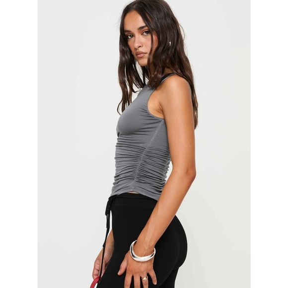 Princess Polly Kinger Top - Slate - Picture 3 of 6